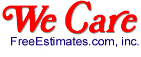 We Care Free Estimates Logo
